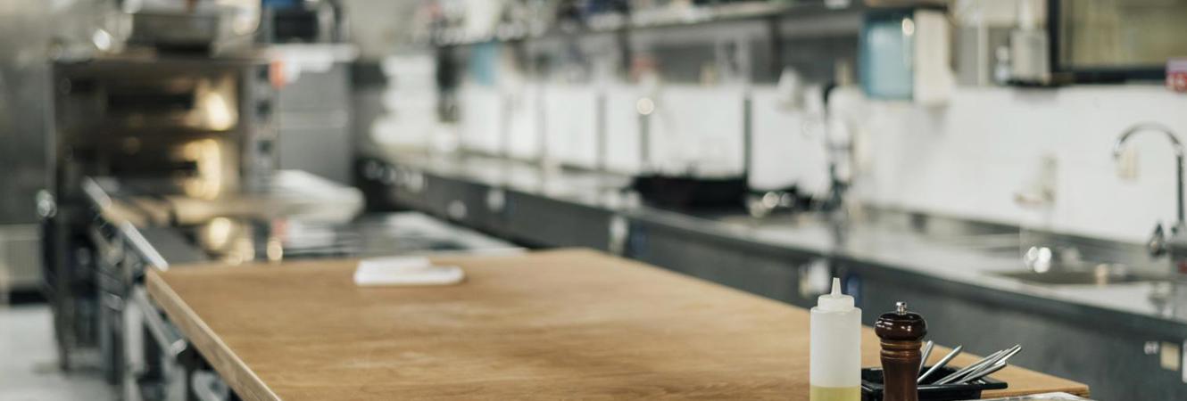 Front View Professional Kitchen