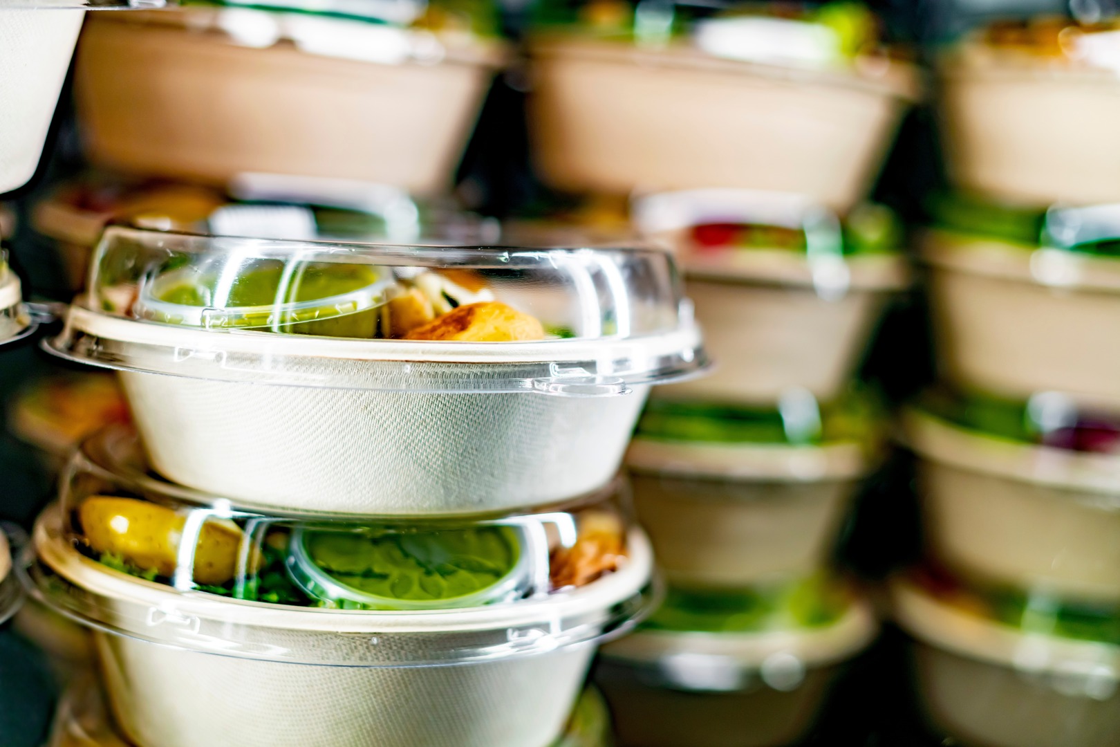 Pre Packaged Ready To Eat Meals Displayed In A Commercial Refrigerator 12384 X 8256 Px